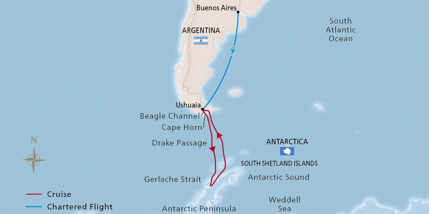 Antarctica Map