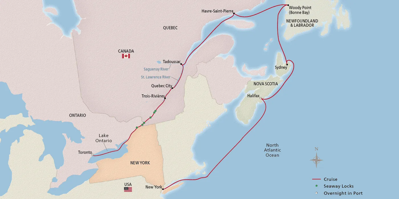 Canadian Discovery Map
